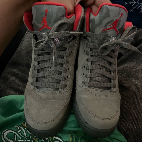 Jordan 5 Retro P51 Camo Size 6.5Y - Picture 4 of 9